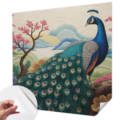 Samolepicí dekorativní fototapeta Exotická kráska