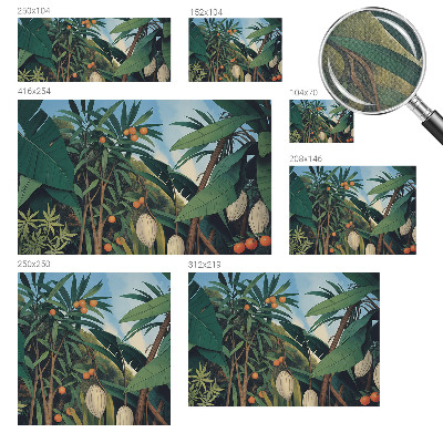 Samolepící fototapeta 3d Tropická džungle