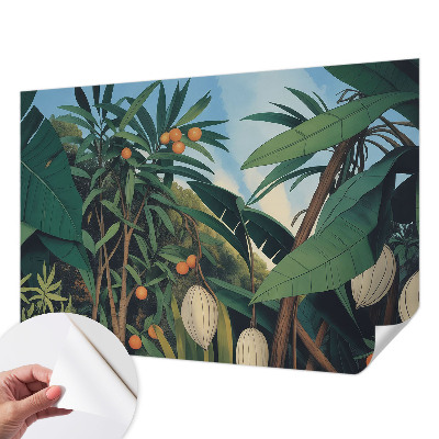 Samolepící fototapeta 3d Tropická džungle