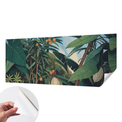 Samolepící fototapeta 3d Tropická džungle