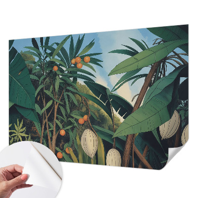 Samolepící fototapeta 3d Tropická džungle