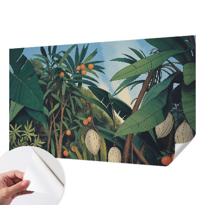Samolepící fototapeta 3d Tropická džungle