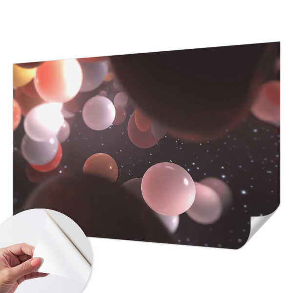 Moderní samolepicí fototapeta Vesmírné koule