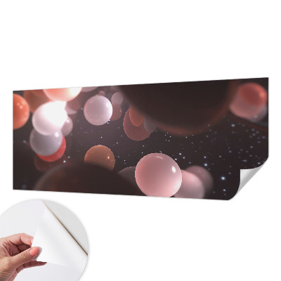 Moderní samolepicí fototapeta Vesmírné koule