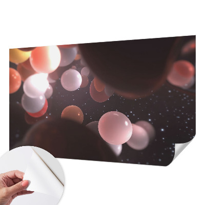Moderní samolepicí fototapeta Vesmírné koule