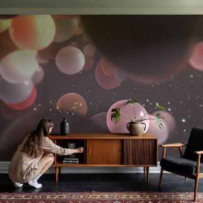 Moderní samolepicí fototapeta Vesmírné koule