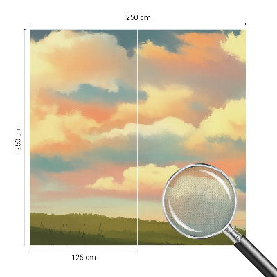 Samolepicí fototapeta na zeď Obloha mraky