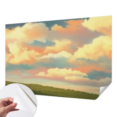 Samolepicí fototapeta na zeď Obloha mraky