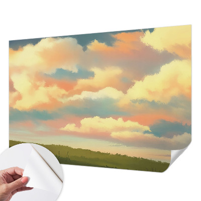 Samolepicí fototapeta na zeď Obloha mraky