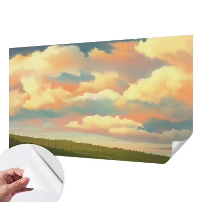 Samolepicí fototapeta na zeď Obloha mraky