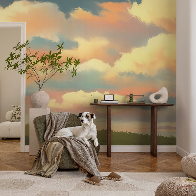Samolepicí fototapeta na zeď Obloha mraky