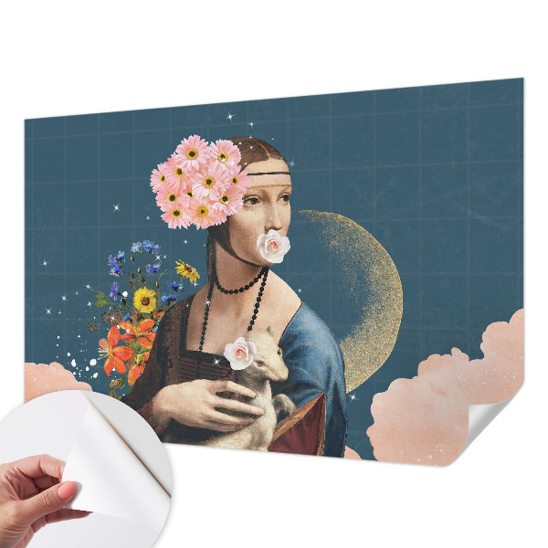 Moderní samolepicí fototapeta Květinová elegance
