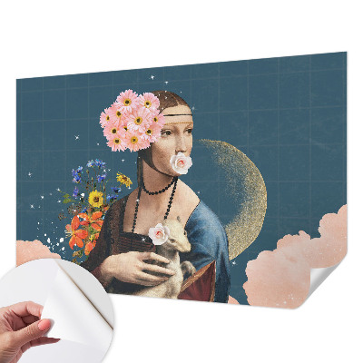 Moderní samolepicí fototapeta Květinová elegance