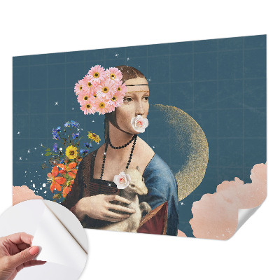 Moderní samolepicí fototapeta Květinová elegance