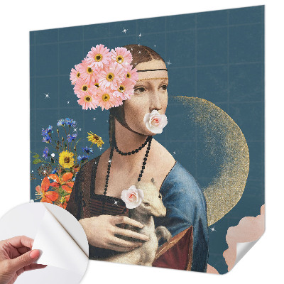 Moderní samolepicí fototapeta Květinová elegance