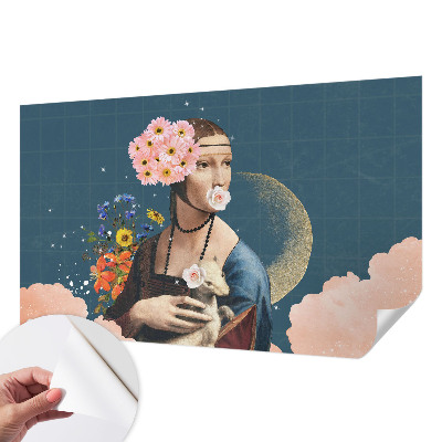 Moderní samolepicí fototapeta Květinová elegance