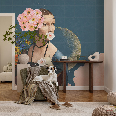 Moderní samolepicí fototapeta Květinová elegance
