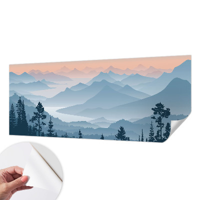Samolepicí fototapeta do ložnice Horské panorama