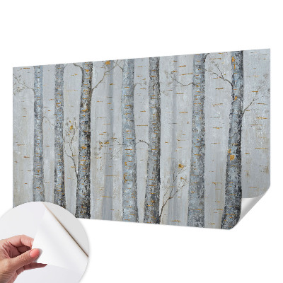 Fototapeta pro holku Břízy
