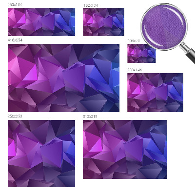 Fototapeta pro kluka Fialové trojúhelníky