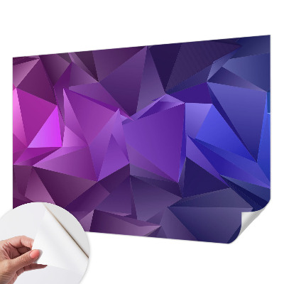 Fototapeta pro kluka Fialové trojúhelníky