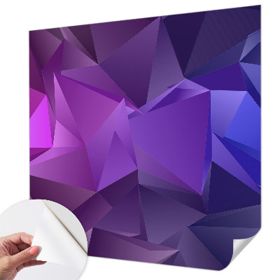 Fototapeta pro kluka Fialové trojúhelníky