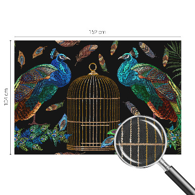 Samolepicí fototapeta do ložnice Obrázek páva