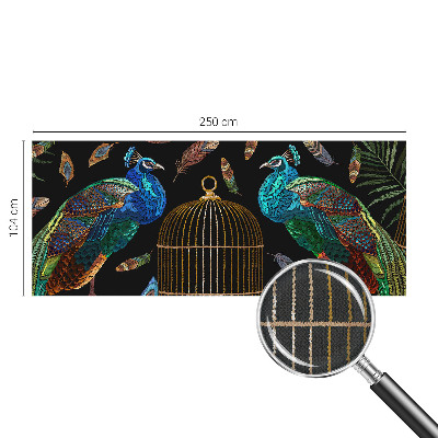 Samolepicí fototapeta do ložnice Obrázek páva