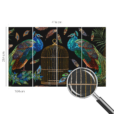 Samolepicí fototapeta do ložnice Obrázek páva