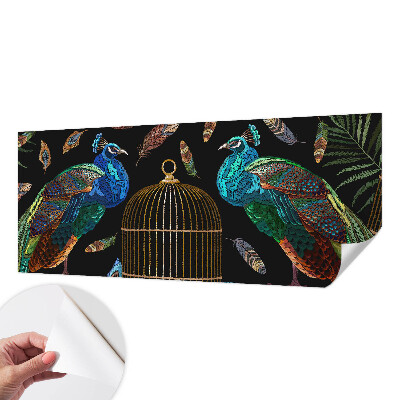 Samolepicí fototapeta do ložnice Obrázek páva