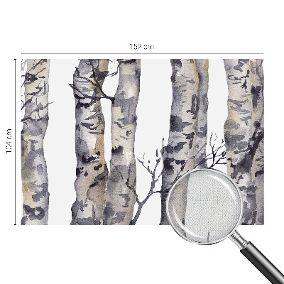 Samolepící fototapeta 3d Osikový les