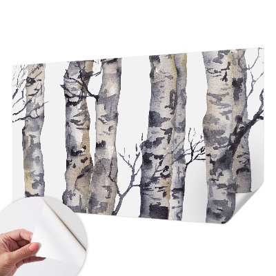 Samolepící fototapeta 3d Osikový les
