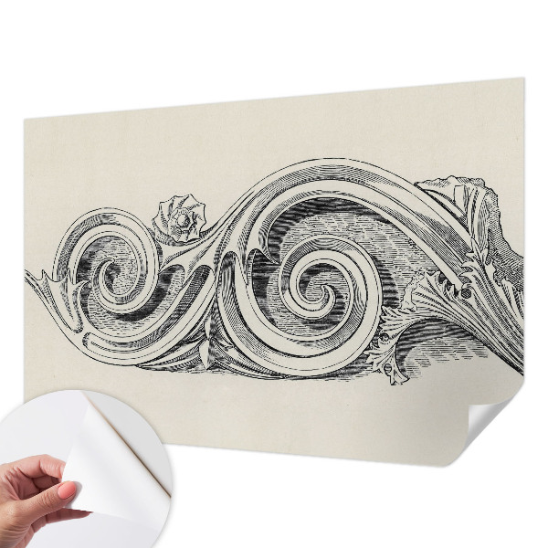 Samolepící tapeta Rostlinná ozdoba