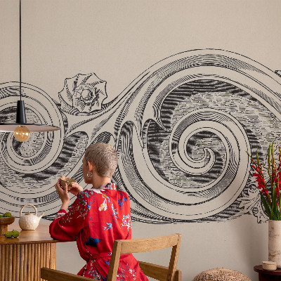 Samolepící tapeta Rostlinná ozdoba