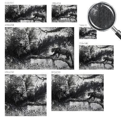 Samolepicí fototapeta na míru Abstraktní leopardi