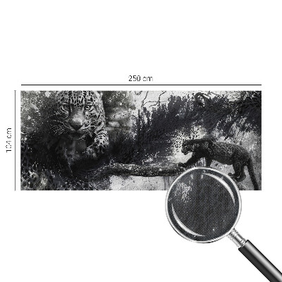 Samolepicí fototapeta na míru Abstraktní leopardi