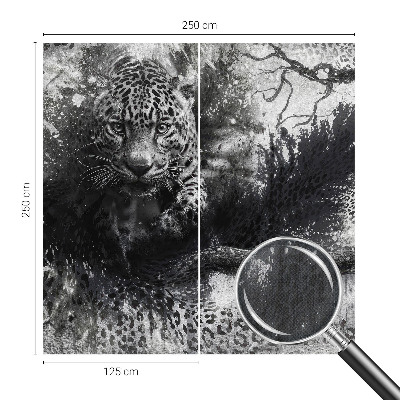Samolepicí fototapeta na míru Abstraktní leopardi