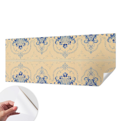 Samolepicí fototapeta Modré ozdoby