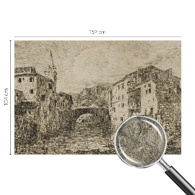 Samolepicí fototapeta na zeď Panorama města