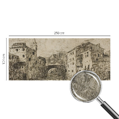 Samolepicí fototapeta na zeď Panorama města
