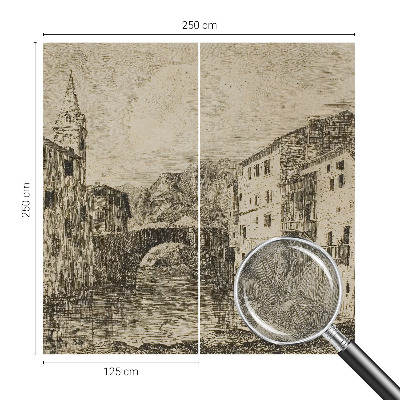 Samolepicí fototapeta na zeď Panorama města