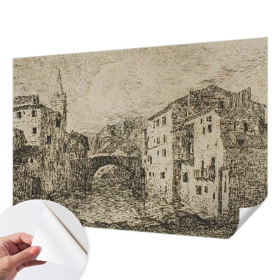 Samolepicí fototapeta na zeď Panorama města