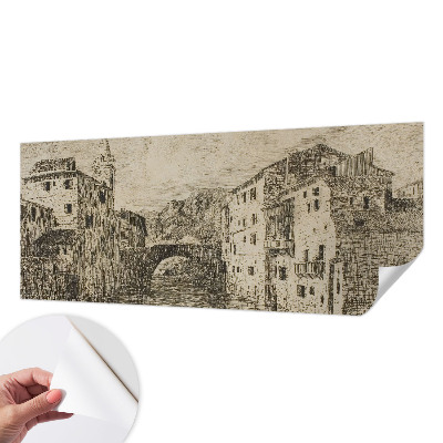 Samolepicí fototapeta na zeď Panorama města