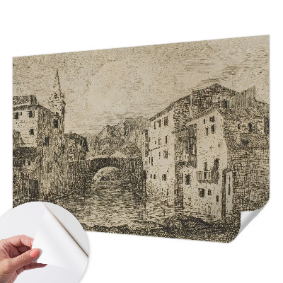 Samolepicí fototapeta na zeď Panorama města