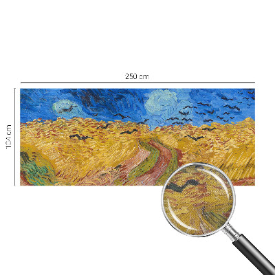 Samolepící fototapeta 3d Polní krajina