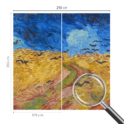 Samolepící fototapeta 3d Polní krajina
