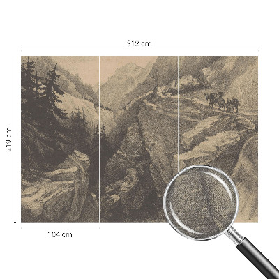 Fotografická tapeta samolepicí Malebné hory
