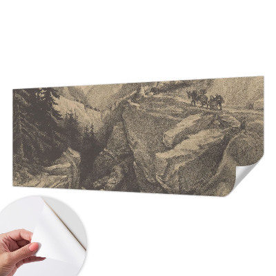 Fotografická tapeta samolepicí Malebné hory