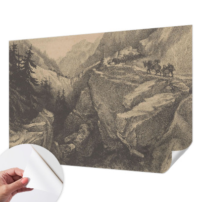 Fotografická tapeta samolepicí Malebné hory
