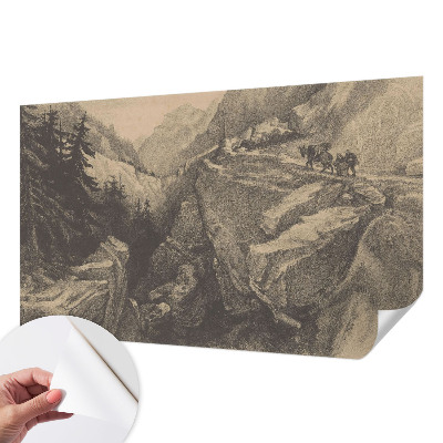 Fotografická tapeta samolepicí Malebné hory